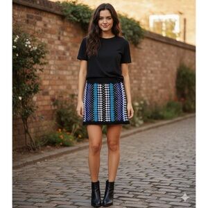 NBD Weylyn Crocheted Skirt‎